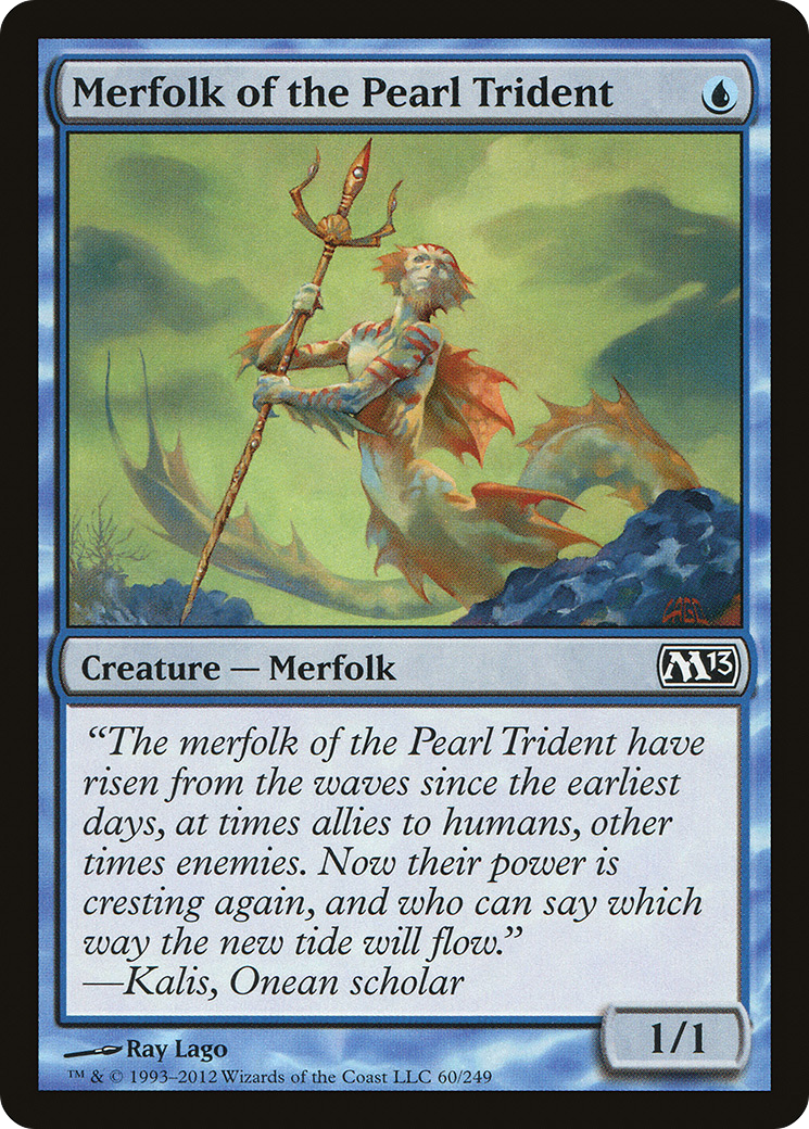 Merfolk of the Pearl Trident (M13-060) - Magic 2013