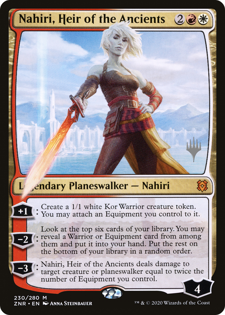 Nahiri, Heir of the Ancients (PPZNR-230P) - Zendikar Rising Promos Foil