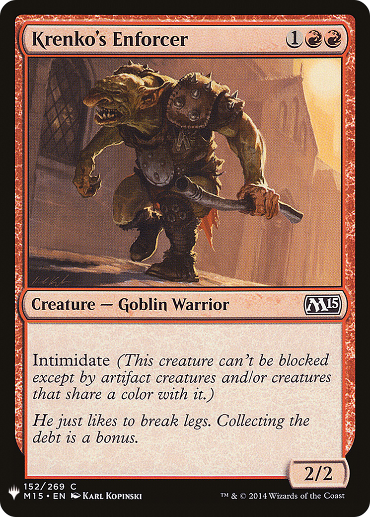 Krenko's Enforcer (LIST-152) - The List