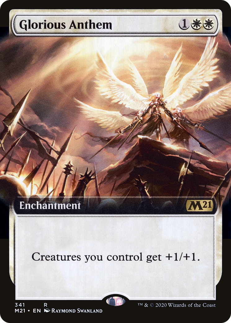 Glorious Anthem (M21-341) - Core Set 2021: (Extended Art)