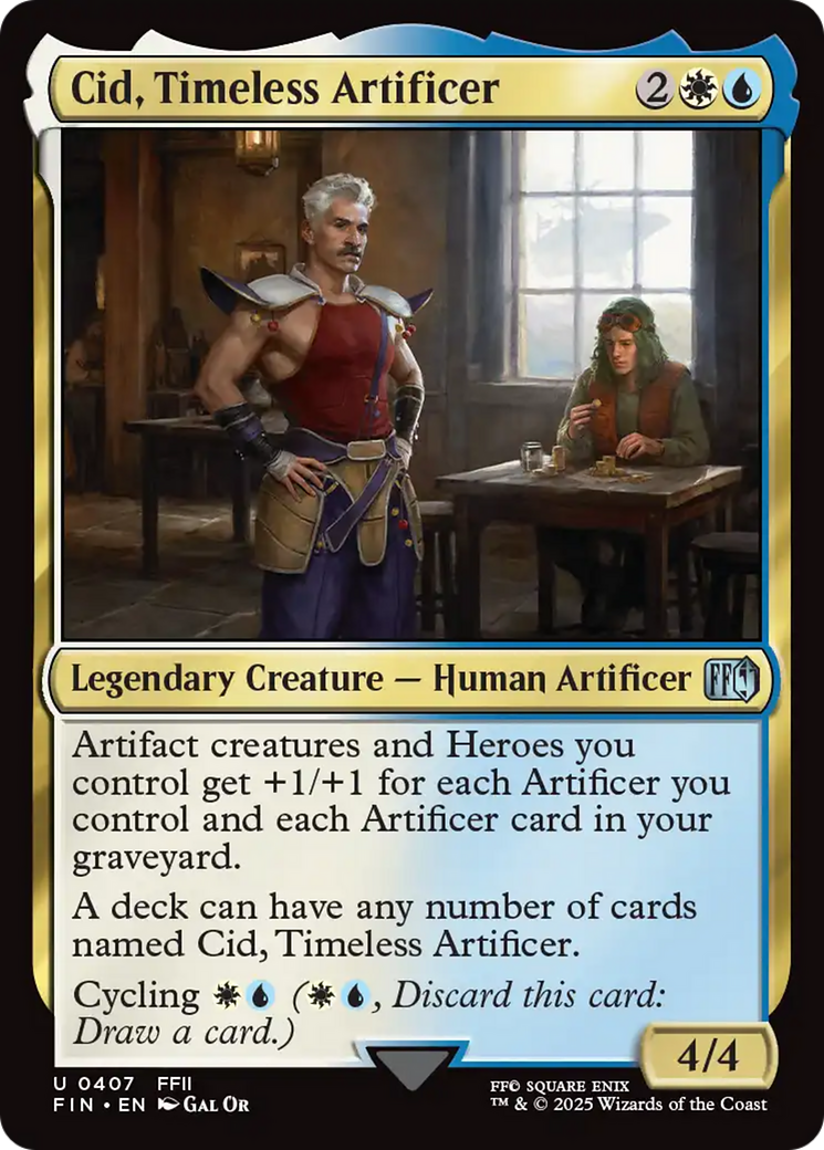 Cid, Timeless Artificer (FIN-407) - FINAL FANTASY