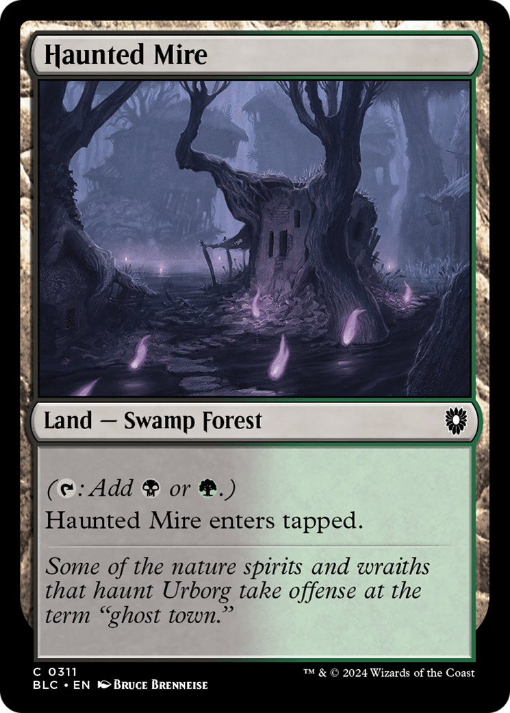 Haunted Mire (BLC-311) - Bloomburrow Commander