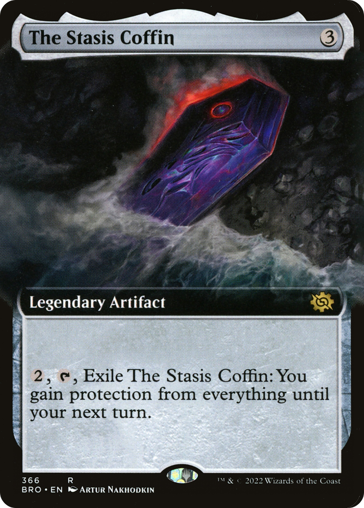 The Stasis Coffin (BRO-366) - The Brothers' War: (Extended Art)
