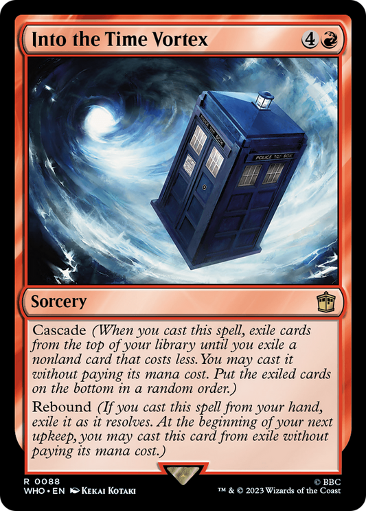 Into the Time Vortex (WHO-088) - Doctor Who Foil