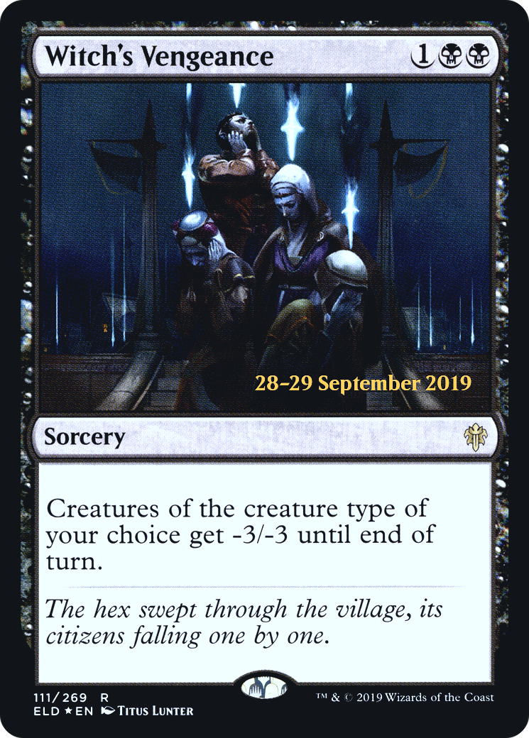 Witch's Vengeance (PRE-111S) - Throne of Eldraine Promos Foil