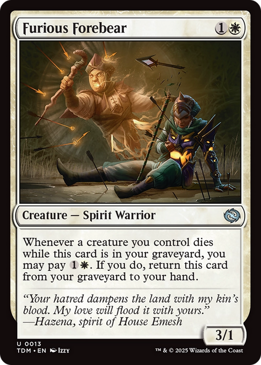 Furious Forebear (TDM-013) - Tarkir: Dragonstorm
