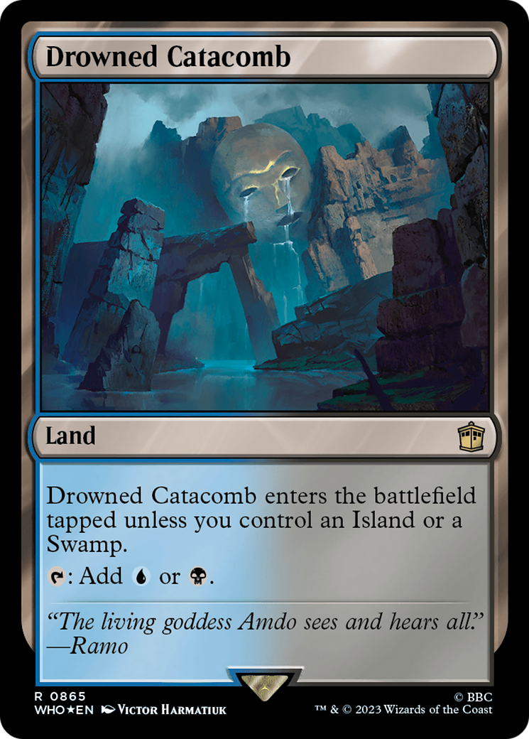 Drowned Catacomb (WHO-865) - Doctor Who Foil