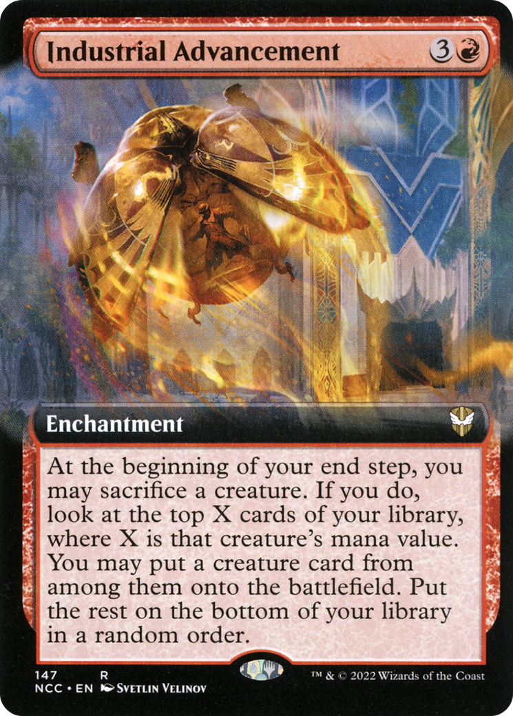 Industrial Advancement (Extended Art) (NCC-147) - New Capenna Commander: (Extended Art)