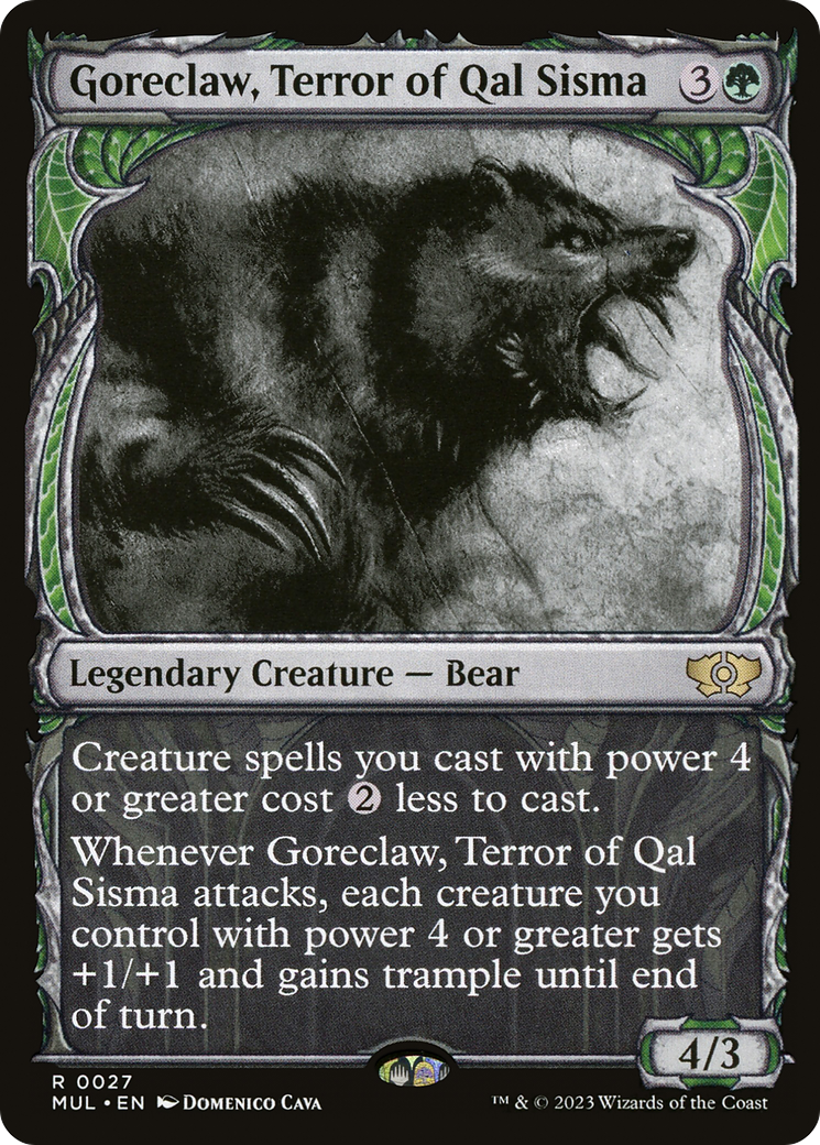 Goreclaw, Terror of Qal Sisma (MUL-027) - Multiverse Legends: (Showcase)