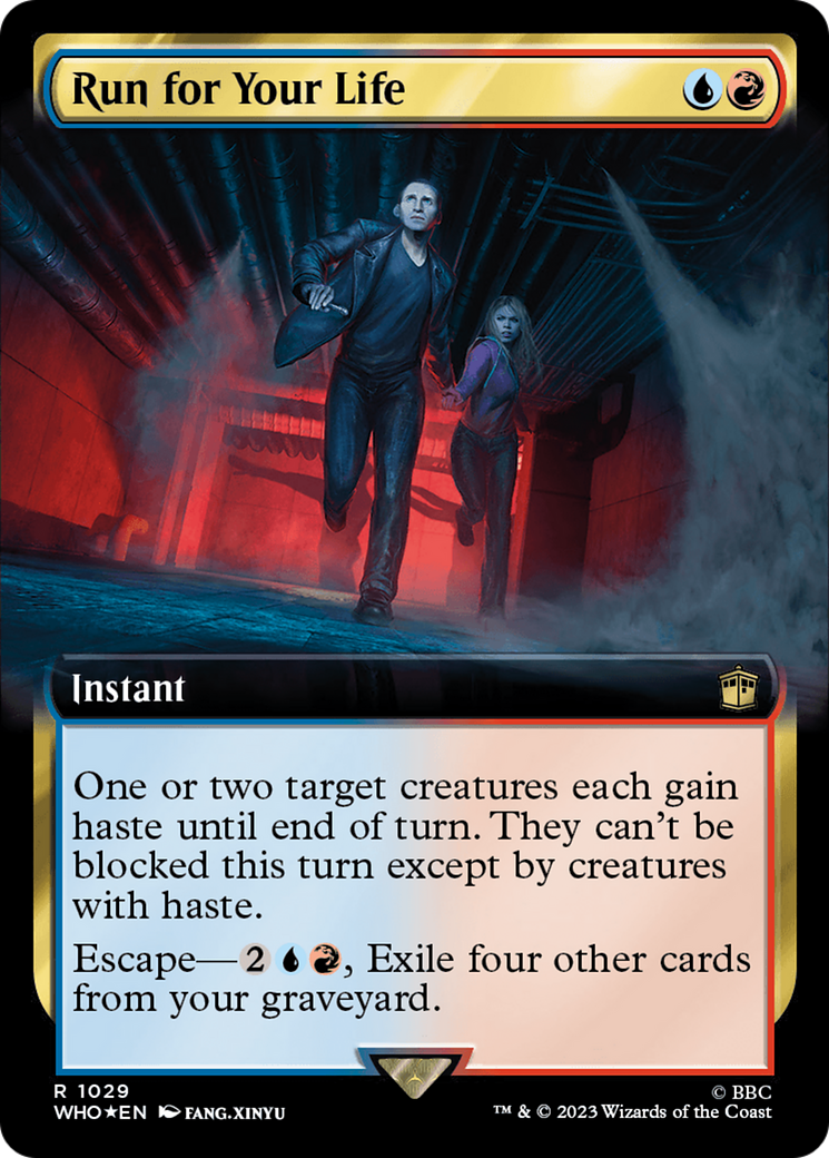 Run for Your Life (WHO-1029) - Doctor Who: (Extended Art) Foil