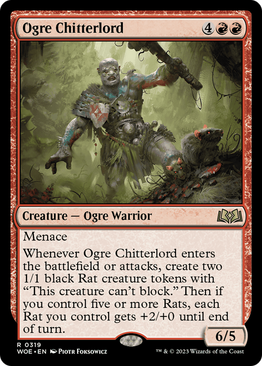 Ogre Chitterlord (WOE-319) - Wilds of Eldraine Foil
