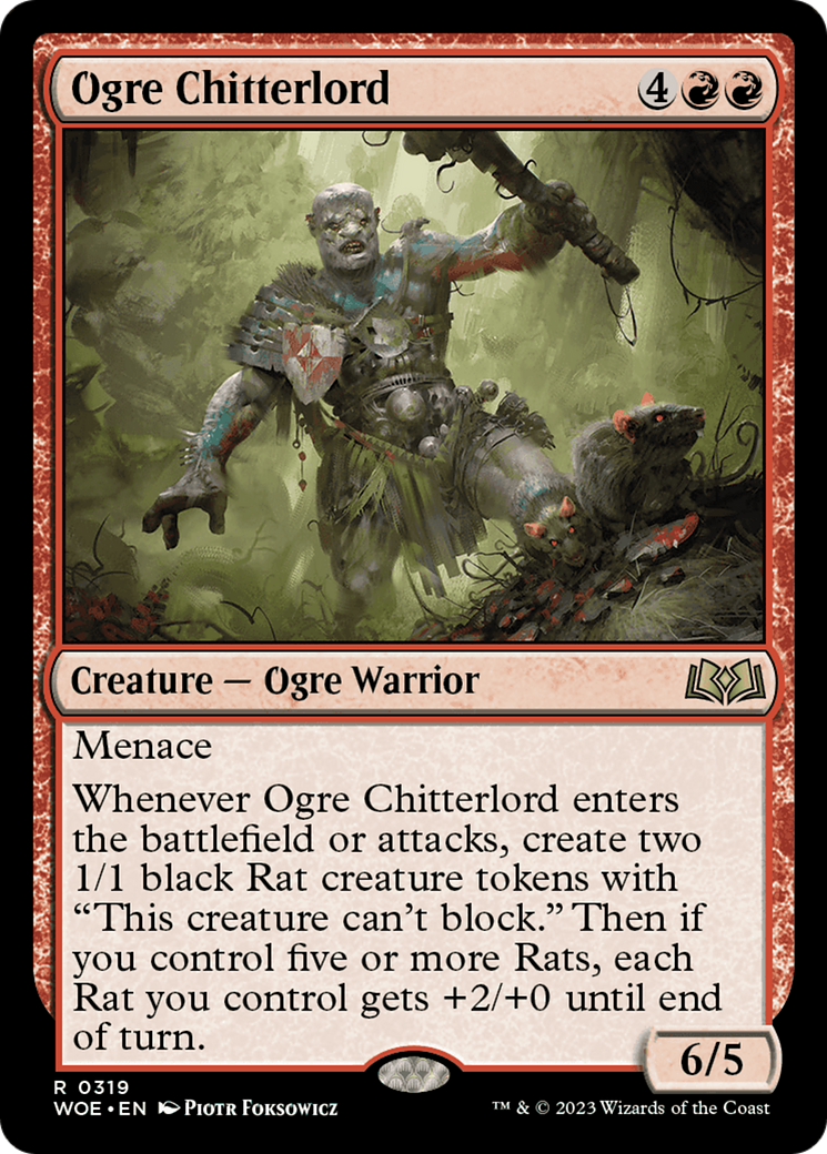 Ogre Chitterlord (WOE-319) - Wilds of Eldraine
