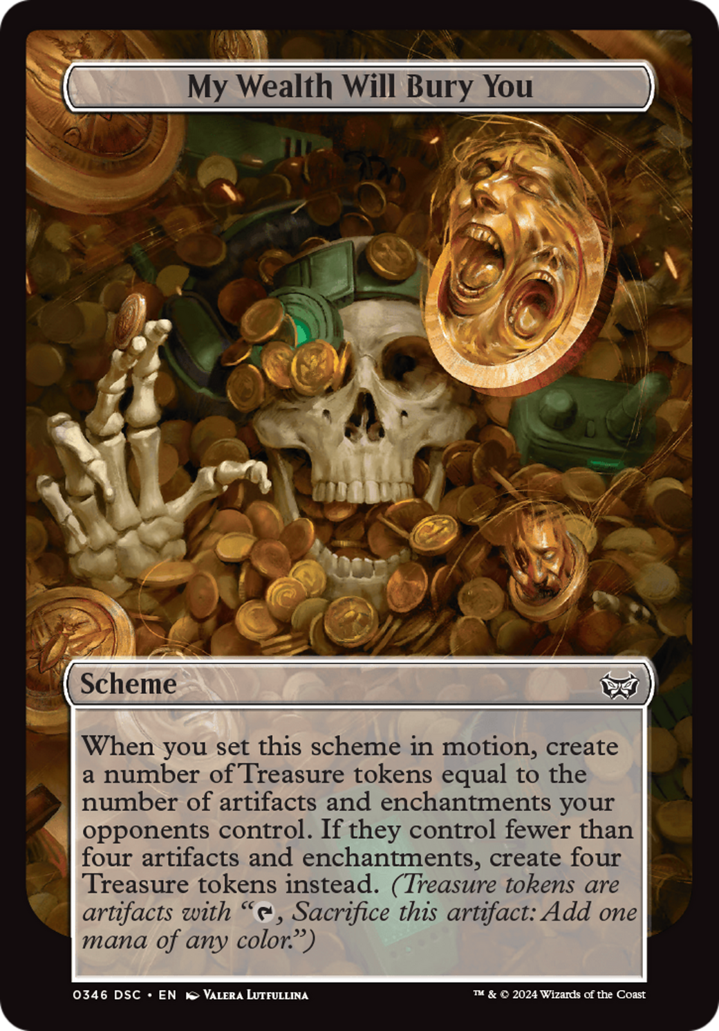 My Wealth Will Bury You (A:DSC-346) - Duskmourn: House of Horror Commander