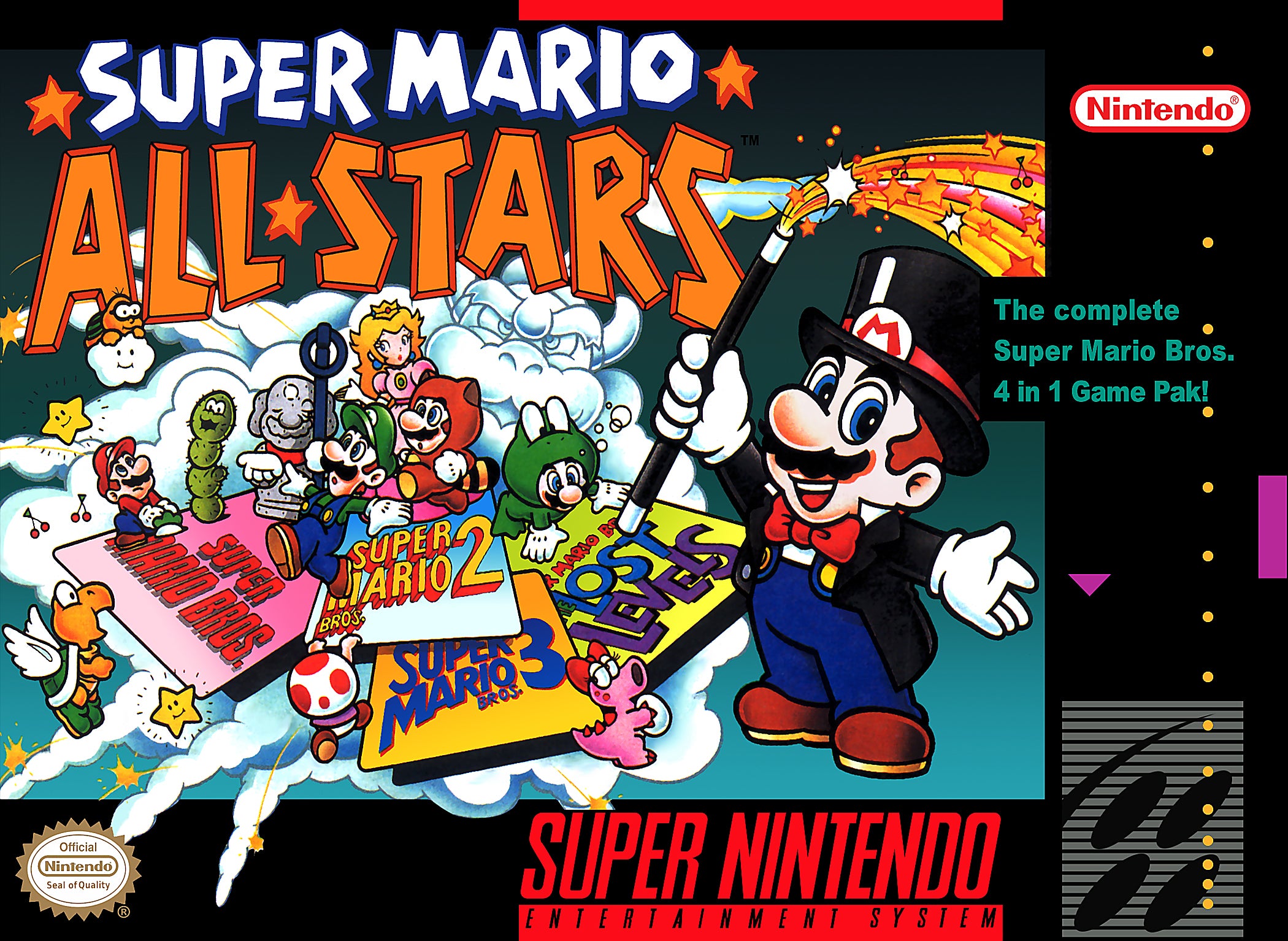 Super Mario All-Stars - Super Nintendo (SNES)