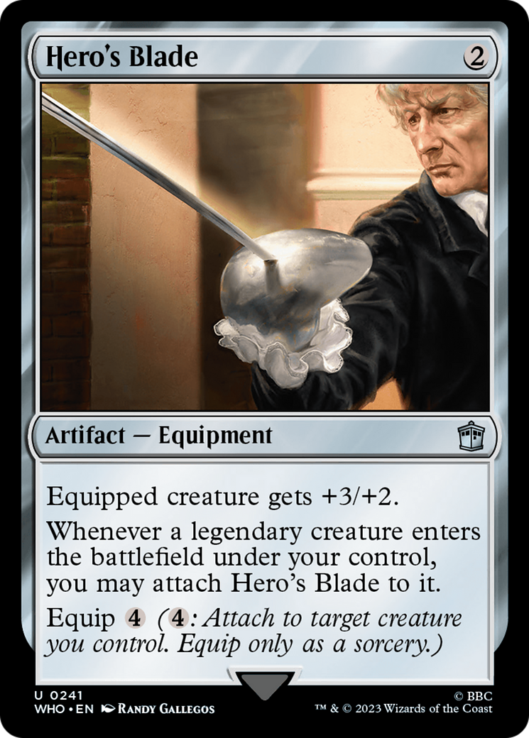 Hero's Blade (WHO-241) - Doctor Who Foil