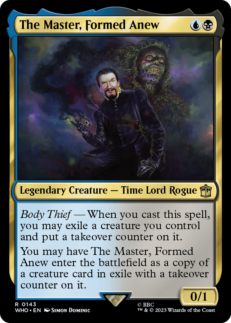 The Master, Formed Anew (WHO-143) - Doctor Who