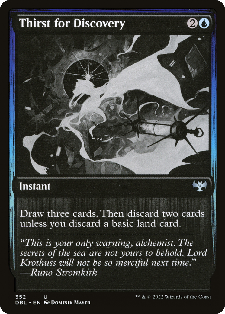 Thirst for Discovery (DBL-352) - Innistrad: Double Feature Foil