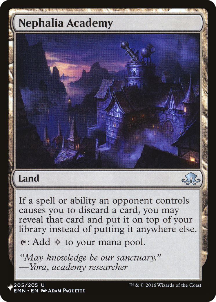 Nephalia Academy (LIST-205/205) - The List