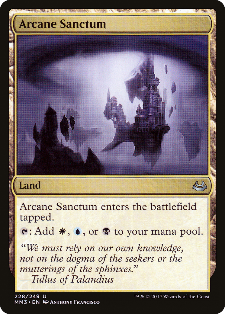Arcane Sanctum (MM3-228) - Modern Masters 2017 Foil