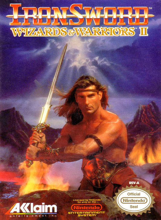 Iron Sword: Wizards & Warriors II - Nintendo (NES)