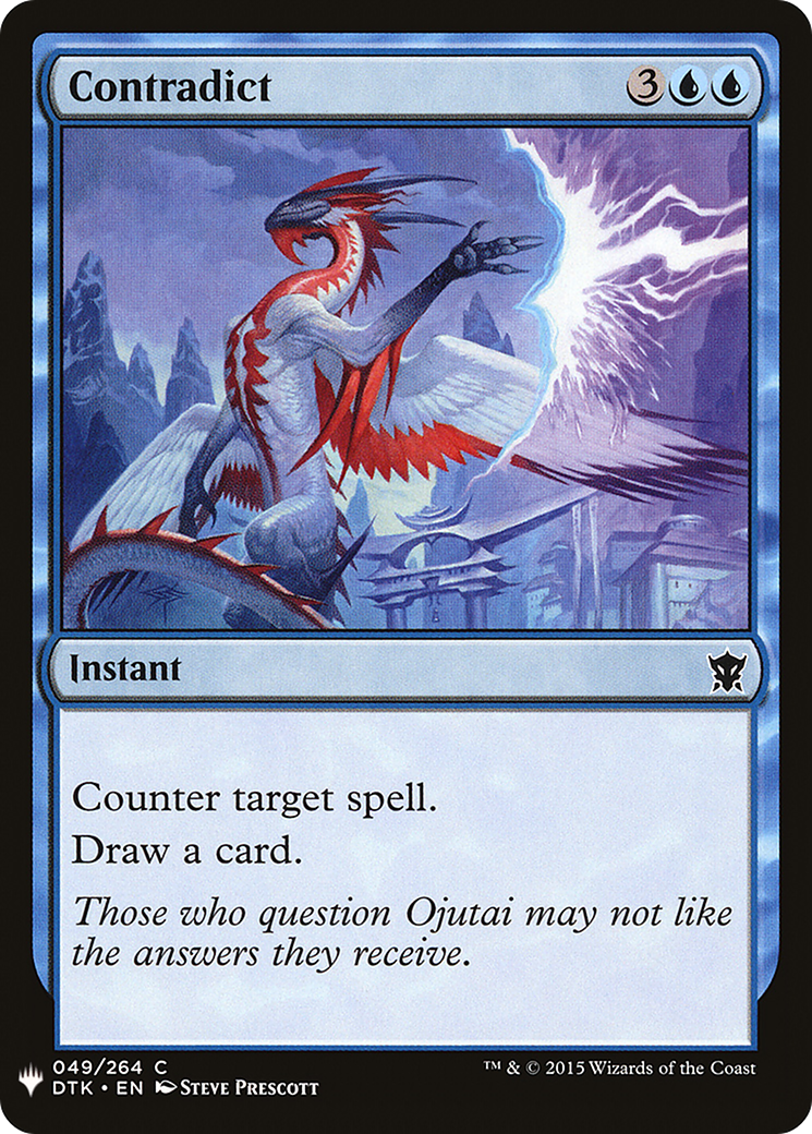 Contradict (LIST-049) - The List