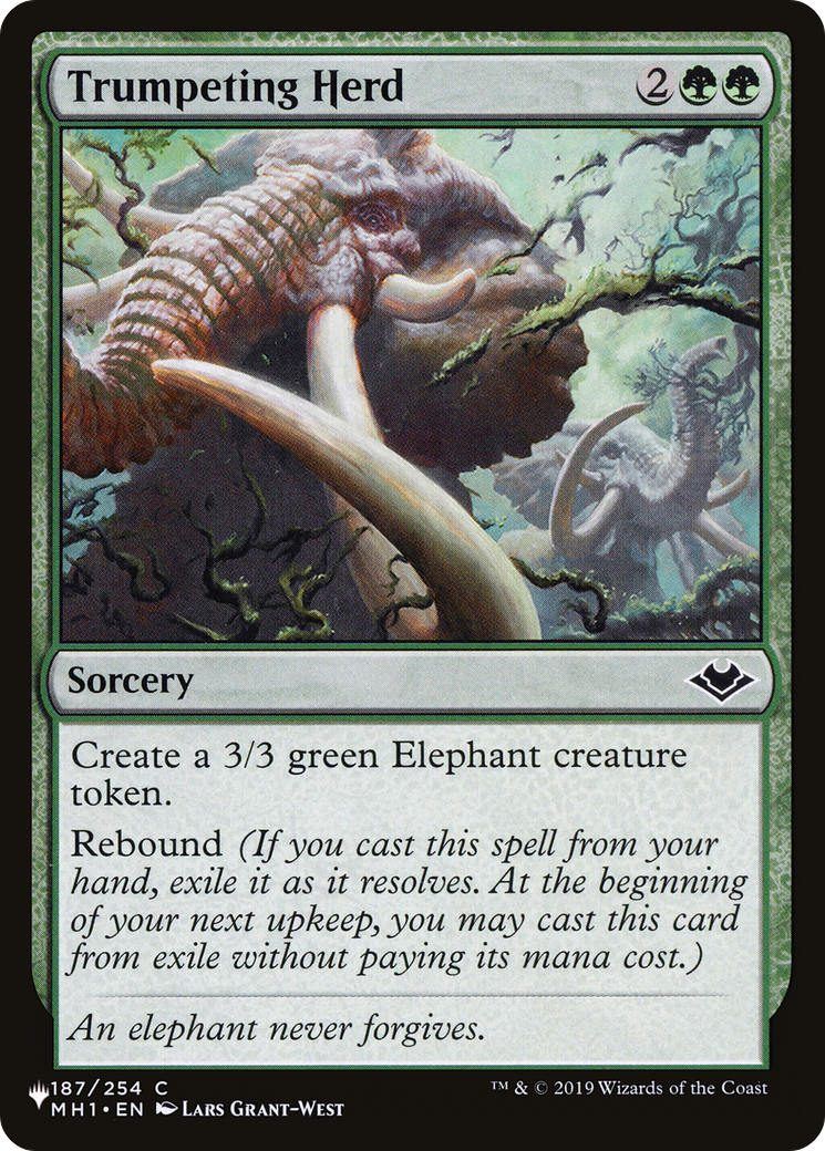Trumpeting Herd (LIST-MH1-187) - The List