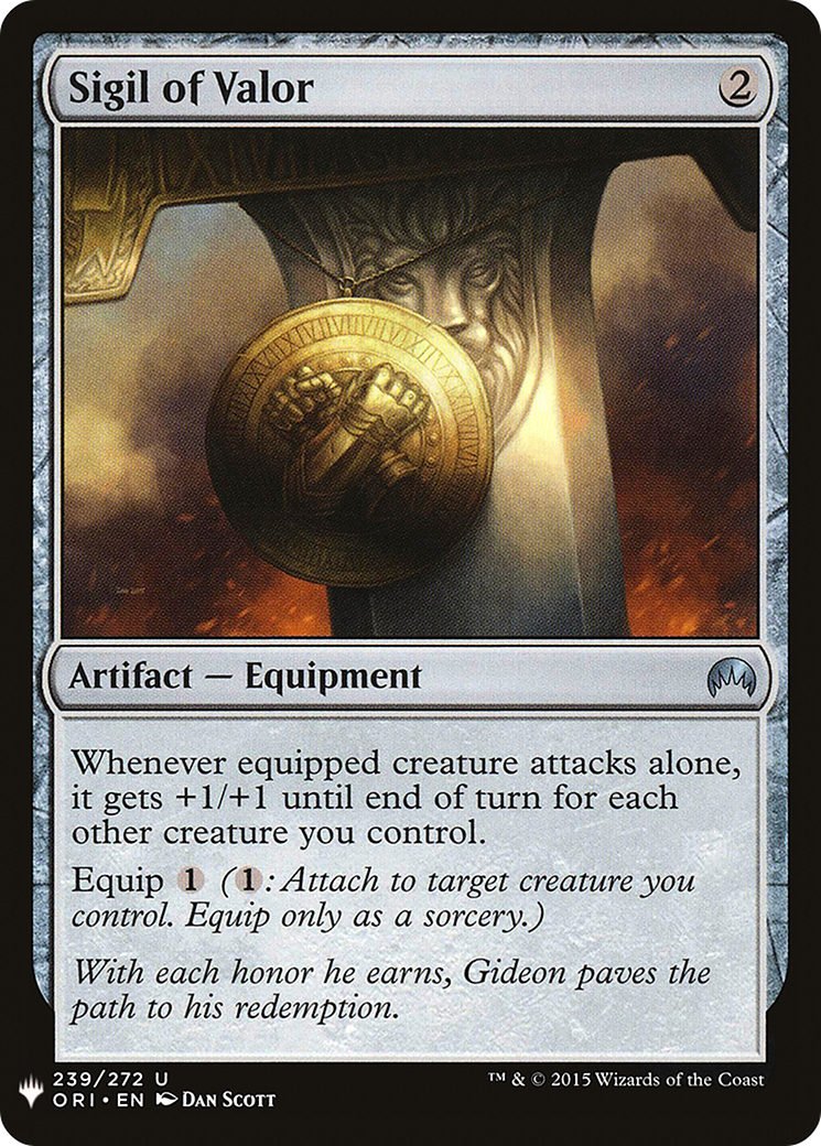 Sigil of Valor (LIST-239) - The List