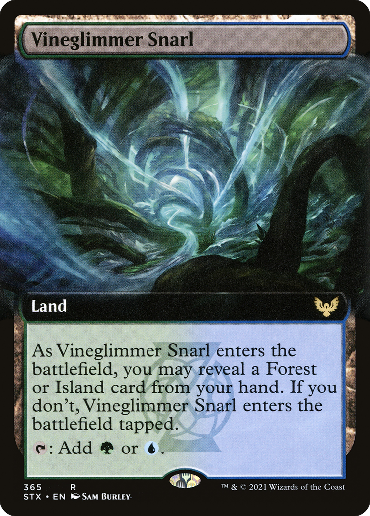 Vineglimmer Snarl (STX-365) - Strixhaven: School of Mages: (Extended Art)