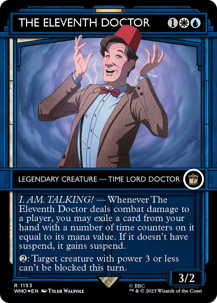 The Eleventh Doctor (WHO-1153) - Doctor Who: (Showcase) (Borderless) Foil
