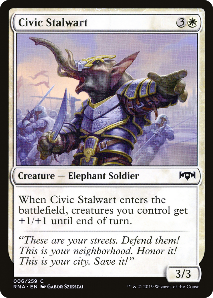 Civic Stalwart (RNA-006) - Ravnica Allegiance