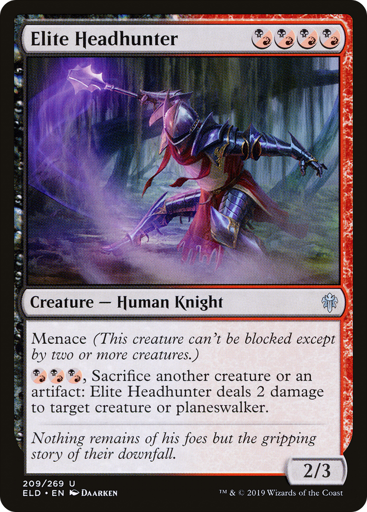 Elite Headhunter (ELD-209) - Throne of Eldraine