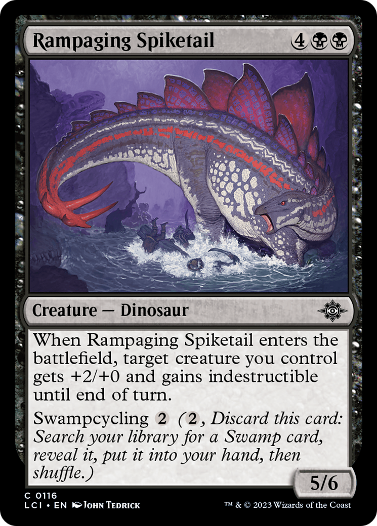 Rampaging Spiketail (LCI-116) - The Lost Caverns of Ixalan