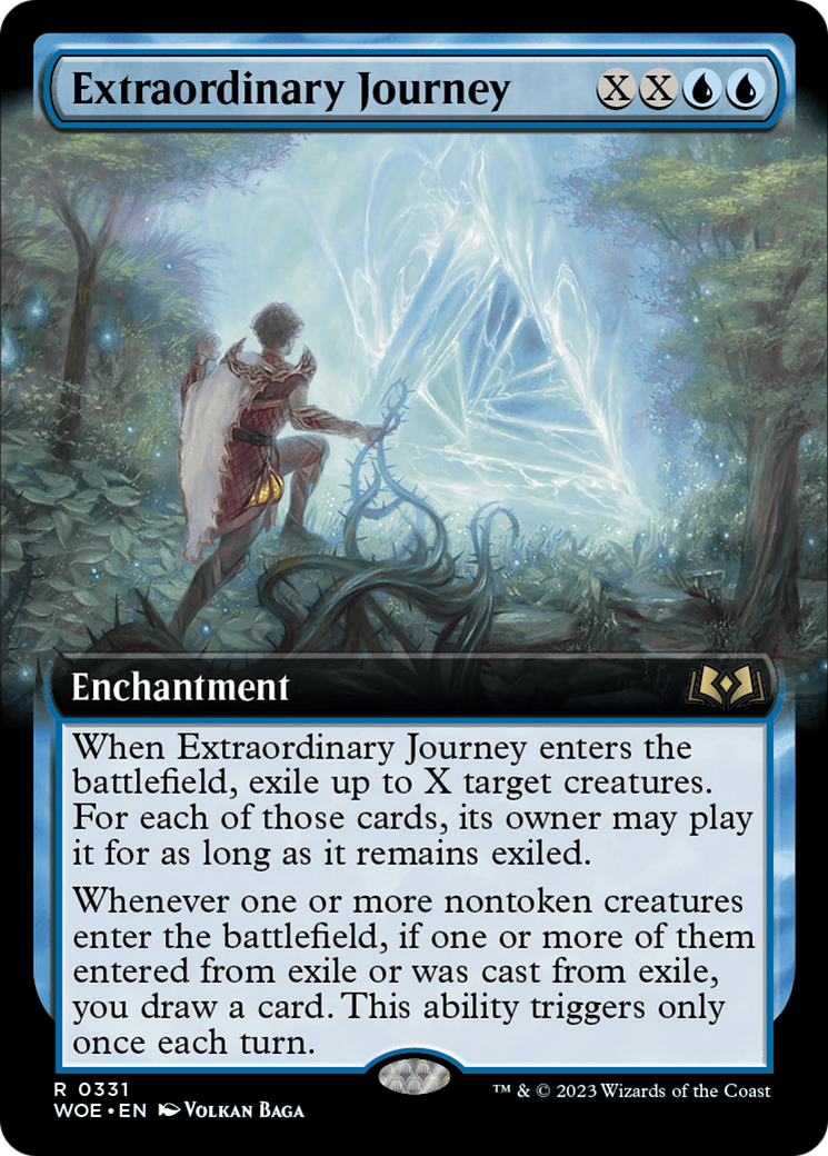 Extraordinary Journey (WOE-331) - Wilds of Eldraine: (Extended Art)
