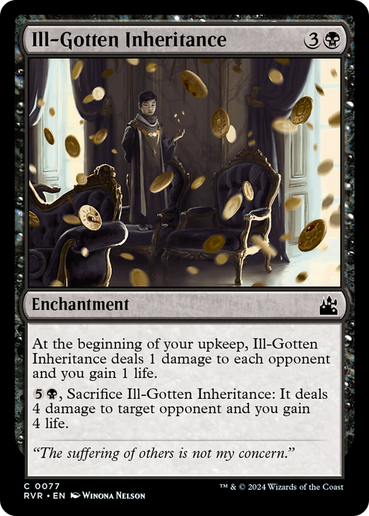 Ill-Gotten Inheritance (RVR-077) - Ravnica Remastered Foil