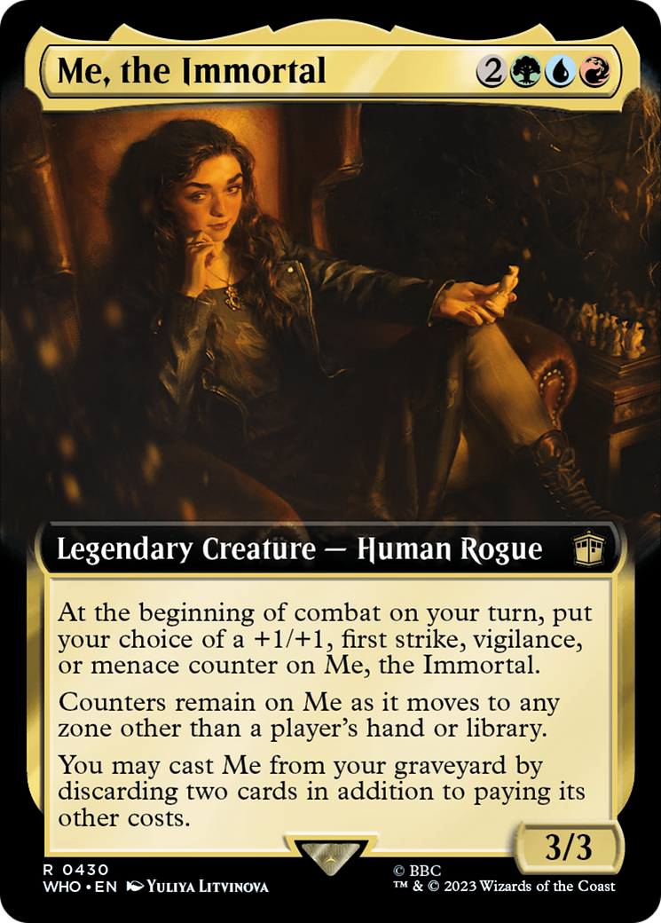 Me, the Immortal (WHO-430) - Doctor Who: (Extended Art) Foil