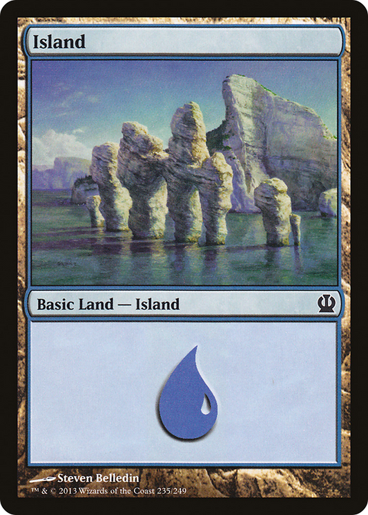 Island (THS-235) - Theros Foil