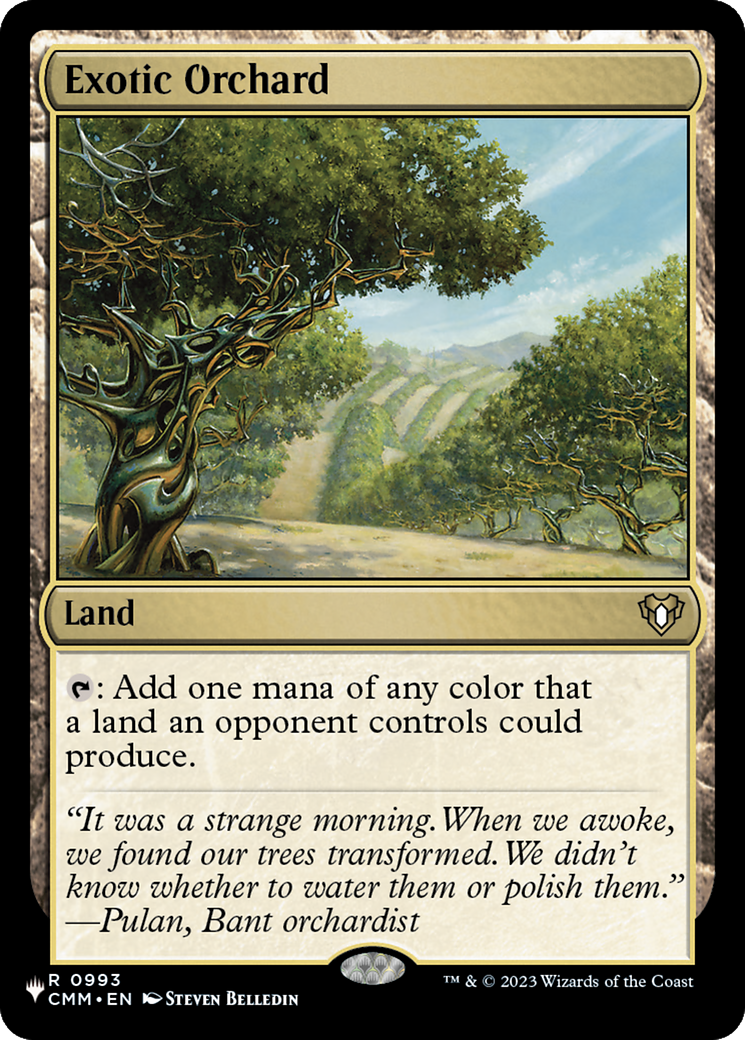 Exotic Orchard (CMM) (LIST-0993) - The List