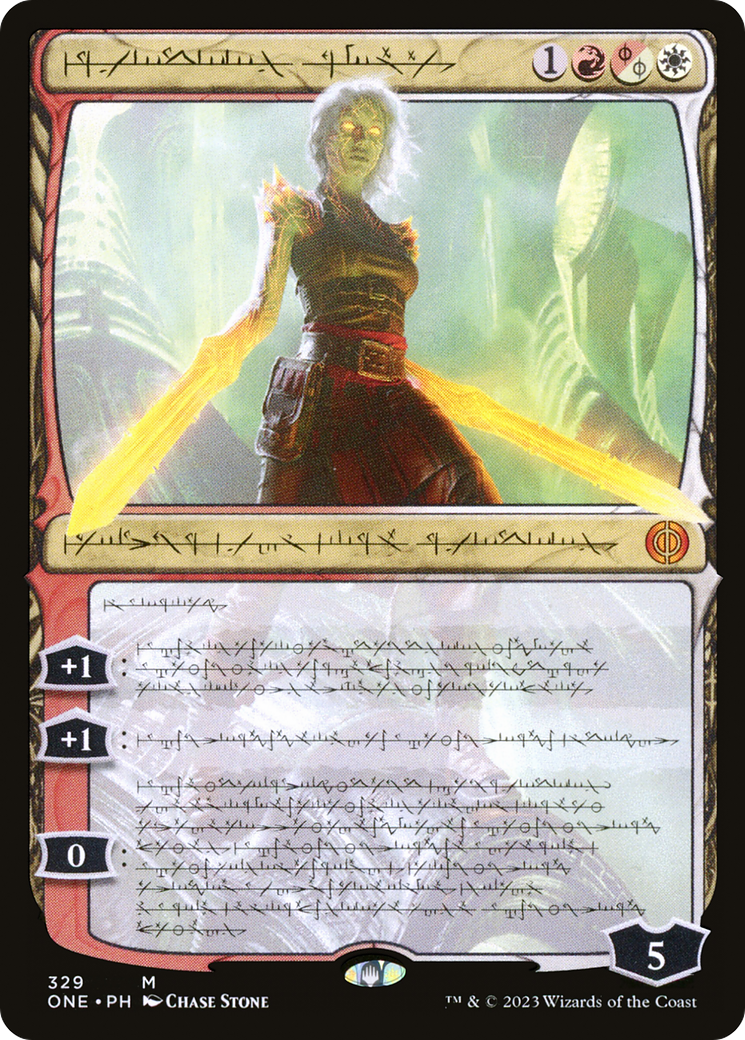 Nahiri, the Unforgiving (ONE-329) - Phyrexia: All Will Be One: (Showcase) Foil