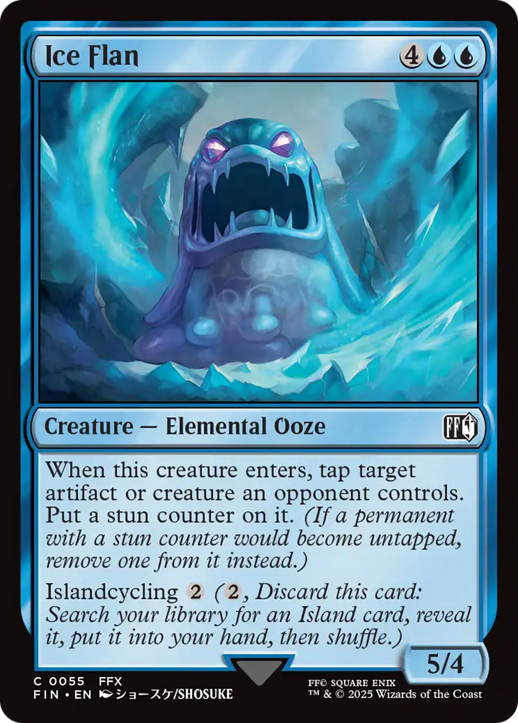 Ice Flan (FIN-055) - FINAL FANTASY Foil