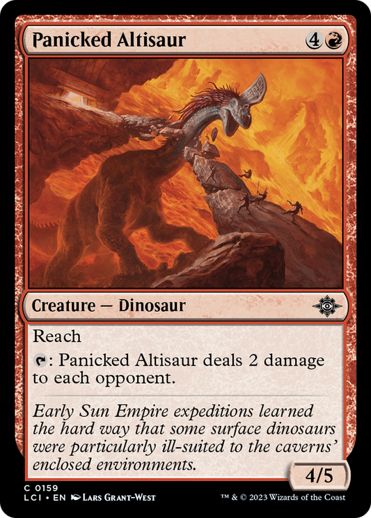 Panicked Altisaur (LCI-159) - The Lost Caverns of Ixalan