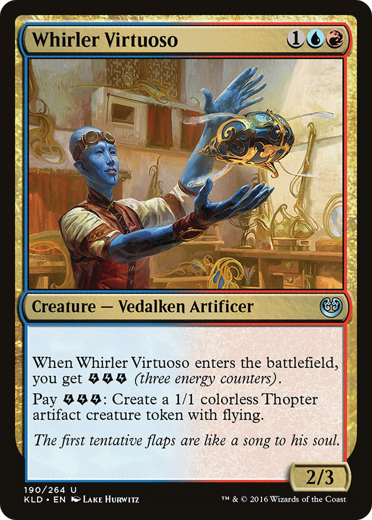 Whirler Virtuoso (KLD-190) - Kaladesh Foil