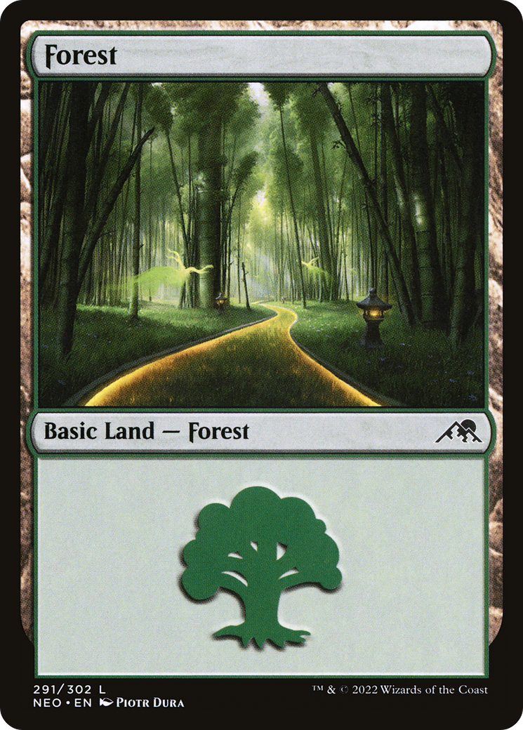 Forest (NEO-291) - Kamigawa: Neon Dynasty