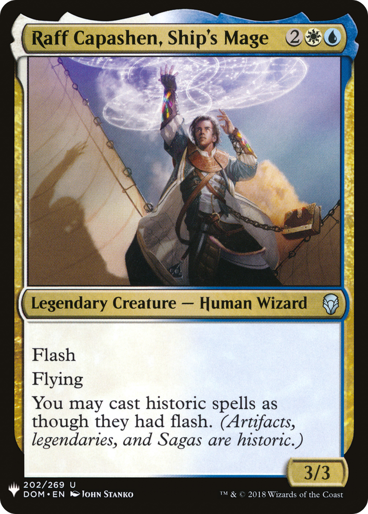 Raff Capashen, Ship's Mage (LIST-202) - The List