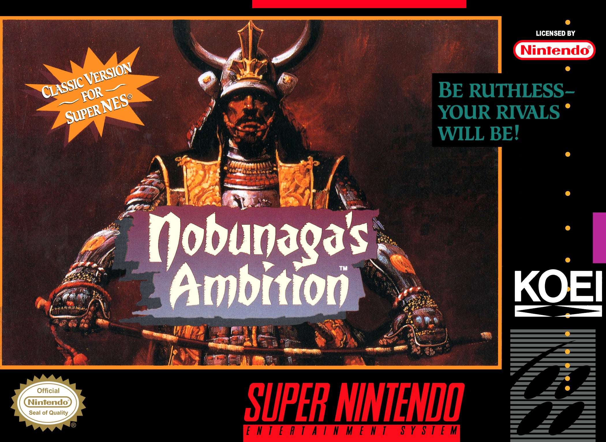 Nobunaga's Ambition - Super Nintendo (SNES)