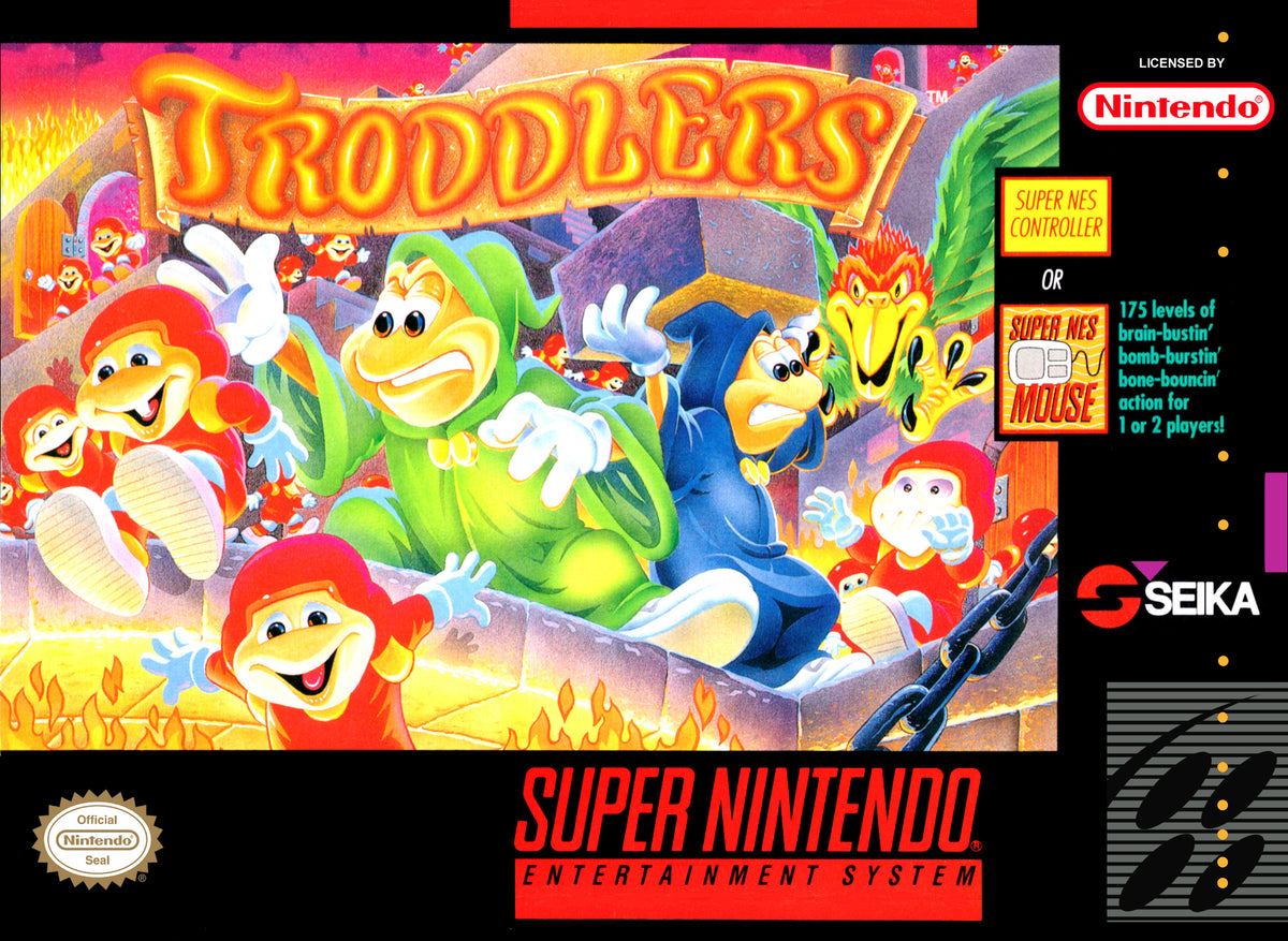 Troddlers - Super Nintendo (SNES)