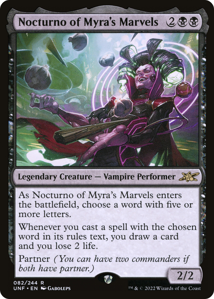 Nocturno of Myra's Marvels (UNF-082) - Unfinity