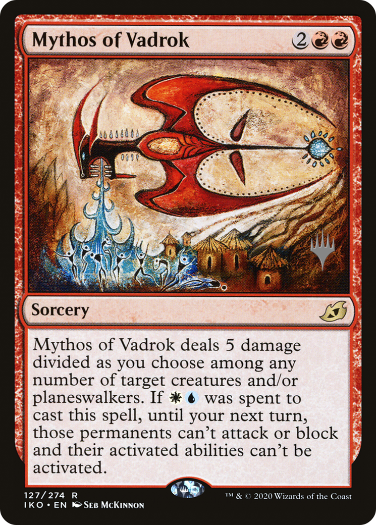 Mythos of Vadrok (PPIKO-127) - Ikoria: Lair of Behemoths Promos Foil