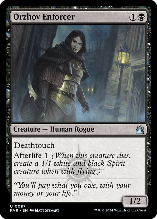 Orzhov Enforcer (RVR-087) - Ravnica Remastered
