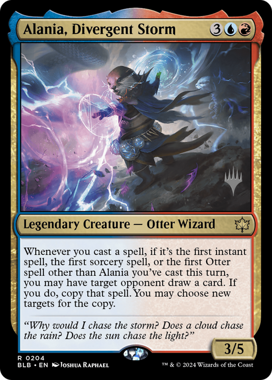 Alania, Divergent Storm (PPBLB-204P) - Bloomburrow Promos Foil