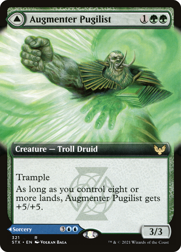 Augmenter Pugilist (Extended Art) (STX-321) - Strixhaven: School of Mages: (Extended Art) Foil